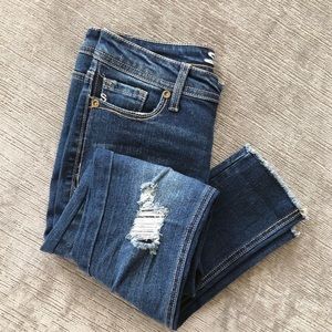 Dark wash skinny Seven7 jeans